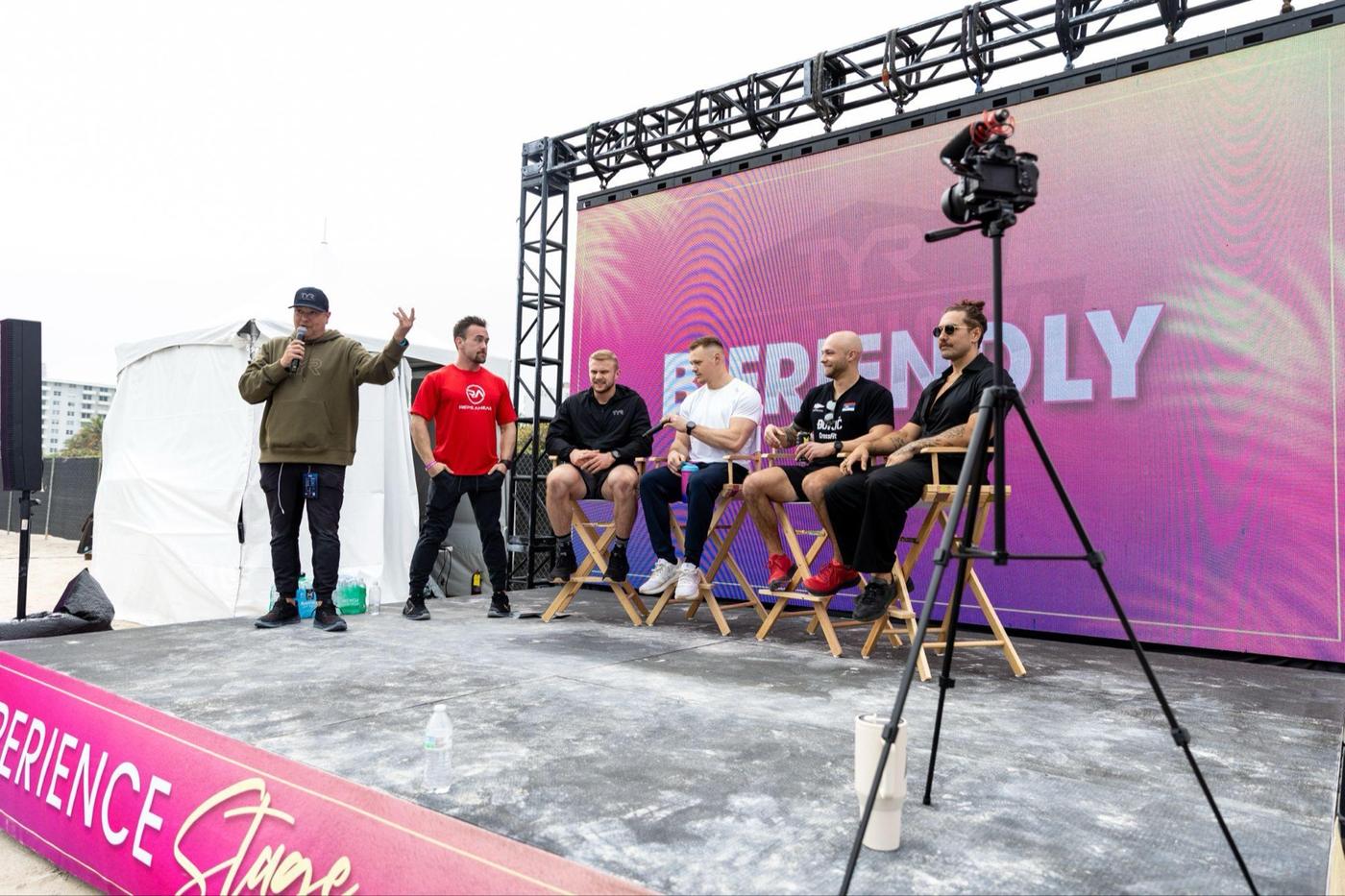 Panel discussion on stage